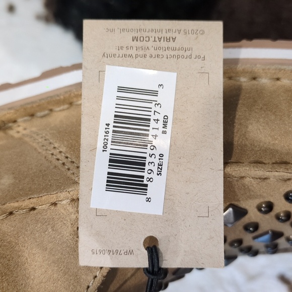 NWT Ariat Women's leather Chukka Tan Fringe Shoe size 10 B Med - Picture 10 of 11